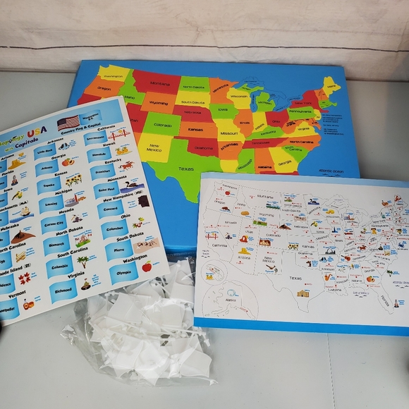 Mapology USA with capitals, puzzle - Picture 5 of 7